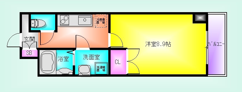 FLATS MINAGUCHIの間取り写真