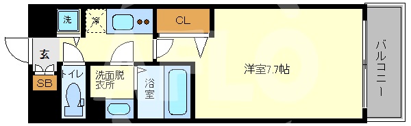 Luxe海老江IIの間取り写真