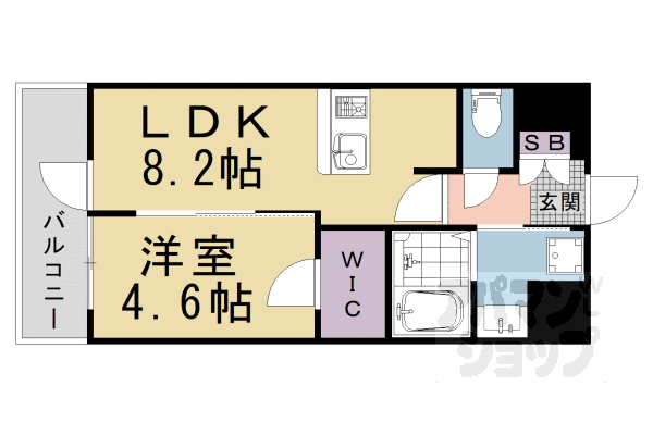 Daiwa Grace Maison 京都西七条の間取り写真