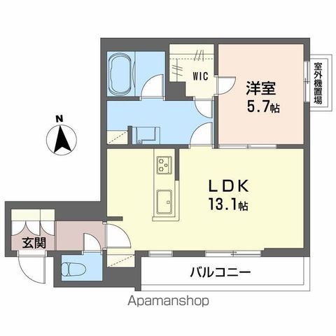 地下鉄中央線 深江橋駅 徒歩2分 3階建 新築の間取り写真
