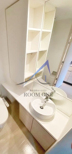 洗面設備　洗面台です。