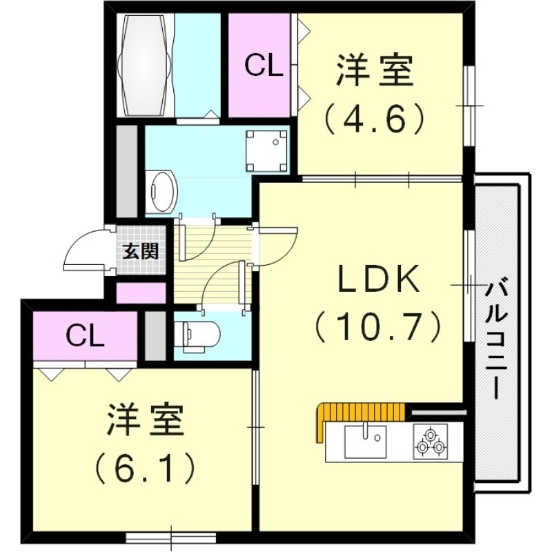 エムライズ大蔵中町の間取り写真