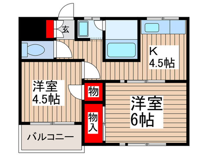 ハイスクエア浦和の間取り写真