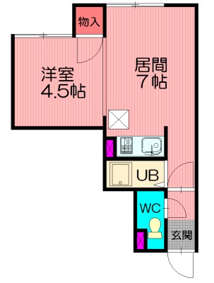 トヨオカミナIの間取り