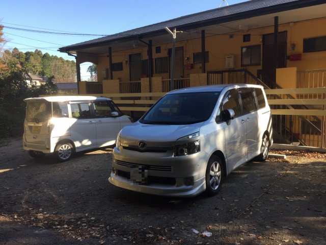 【大網白里市池田のアパートの駐車場】