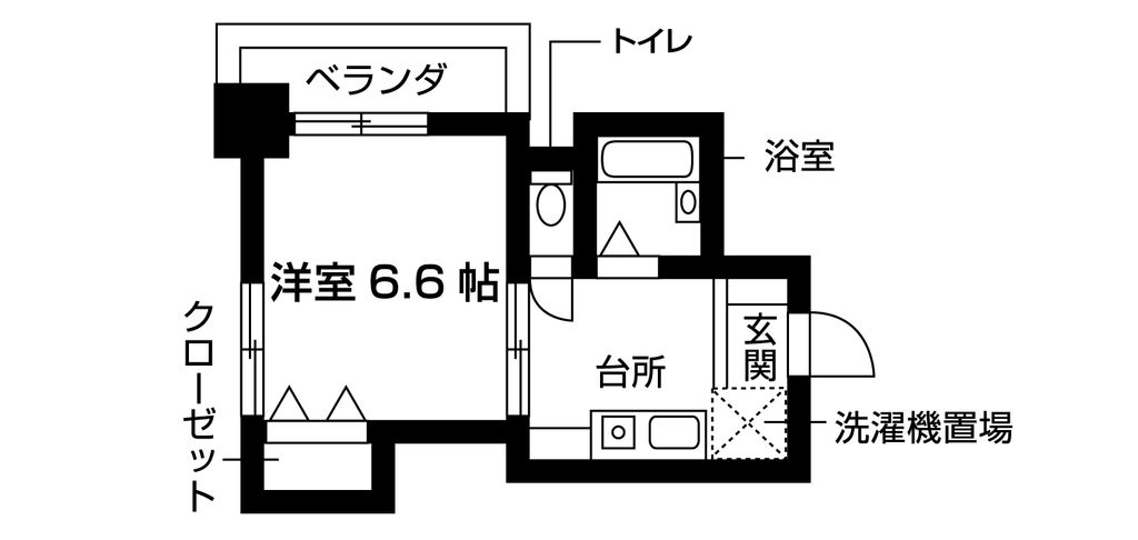 クレア高峯の間取り