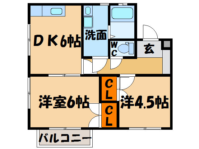 ファインランド酒井の間取り