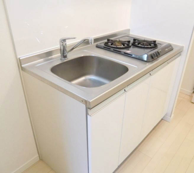 キッチン　★使いやすい二口コンロ、システムキッチン★
