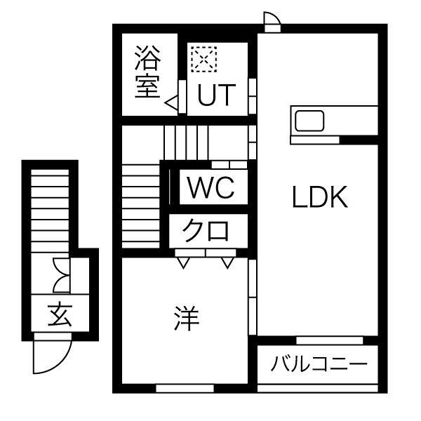 【アイメゾン東山の間取り】