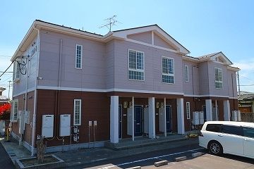 黒川郡大和町吉岡のアパートの建物外観