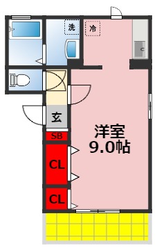 グローリアの間取り