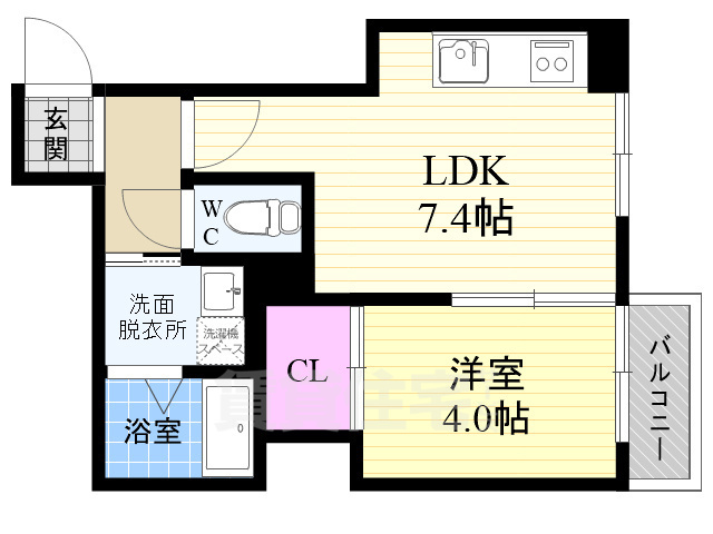 プログレーッソ西ノ京の間取り