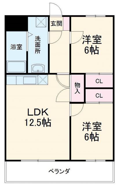 長久手市富士浦のマンションの間取り