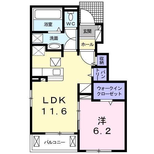 【プロスペリタIの間取り】