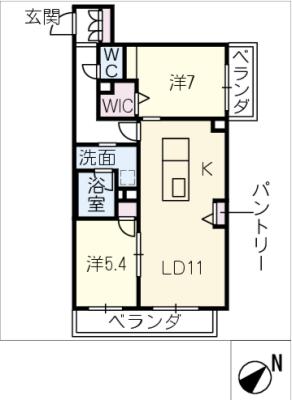 クリザンテームの間取り