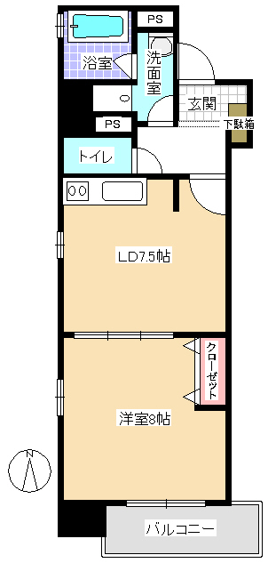 ヴィアーレ北仙台の間取り