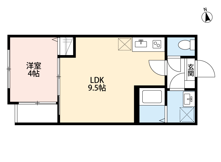 Crecia岩槻Ａ棟の間取り