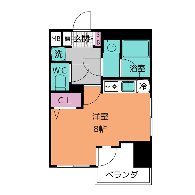 エスティメゾン東別院の間取り