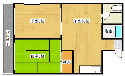 コースト・川端の間取り