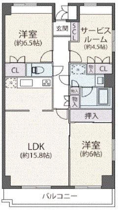 ベルフォーレ新百合ヶ丘の間取り