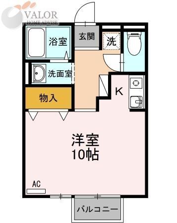 プルミエール相模原の間取り