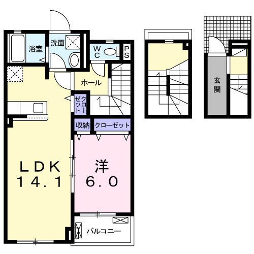 パーシモンIの間取り