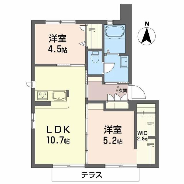 フォレストコートＣの間取り