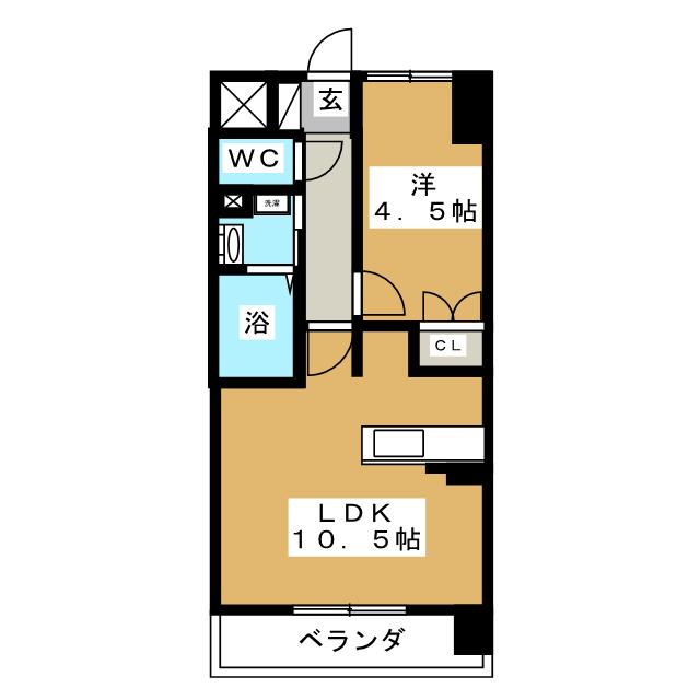 ディークレスト太子堂駅前Ｗｅｓｔの間取り