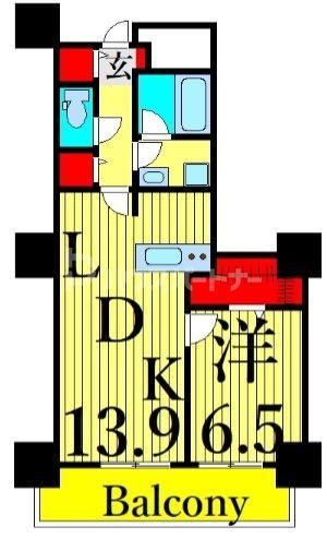 ロイヤルパークスタワー南千住の間取り