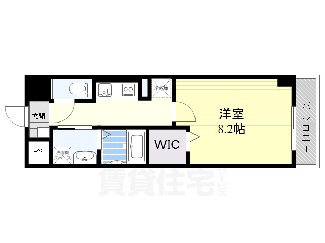 名古屋市瑞穂区塩入町のマンションの間取り