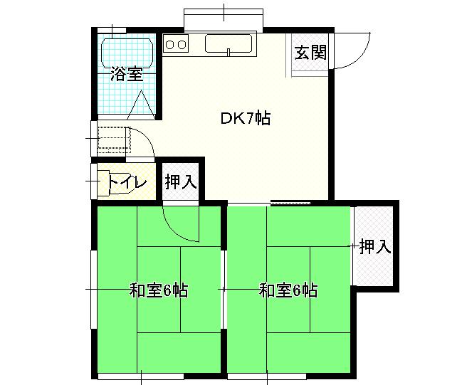 いぶき野ハイツの間取り