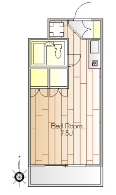 目黒区目黒本町のマンションの間取り