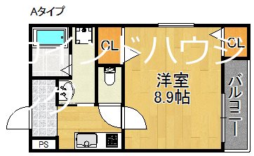 フジパレス住ノ江駅南III番館の間取り