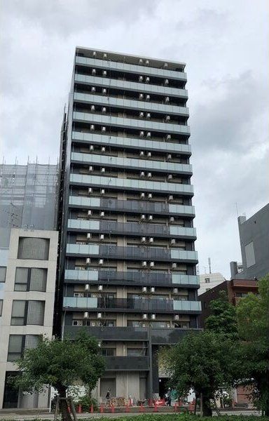 【名古屋市中区新栄のマンションの建物外観】