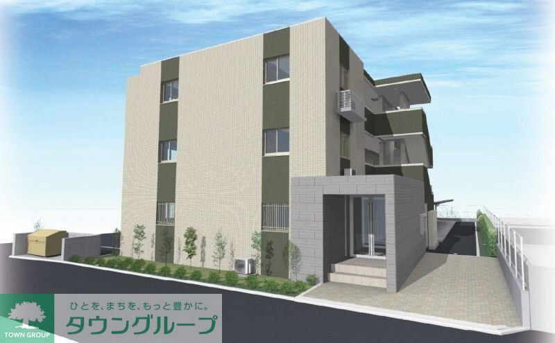 【茅ヶ崎市小和田のマンションの玄関】