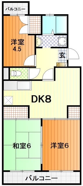 泉ハイツの間取り