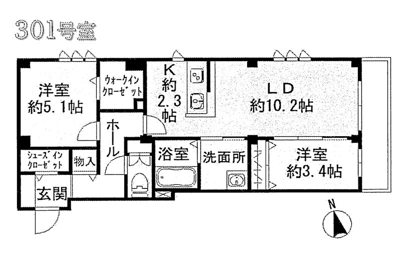 chocolat(ショコラ）の間取り