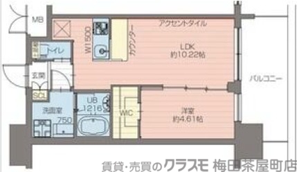 プレジオ阿波座の間取り