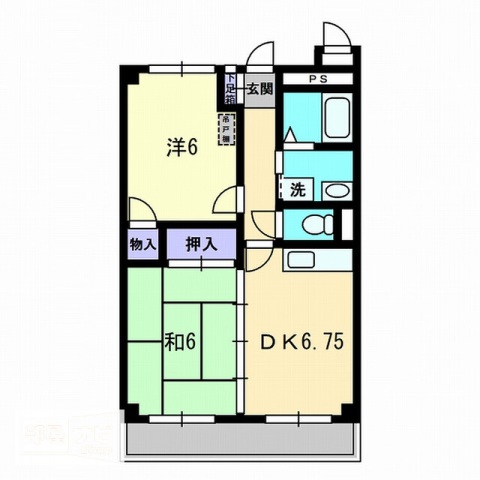 メゾンド屋島IIの間取り