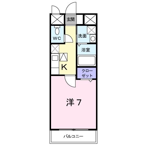 アライブ　キノの間取り