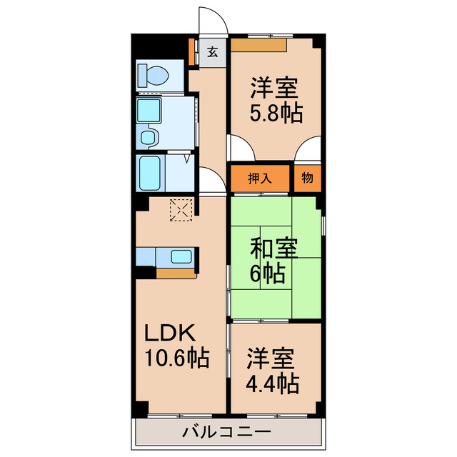 リバティーフォレストIIの間取り