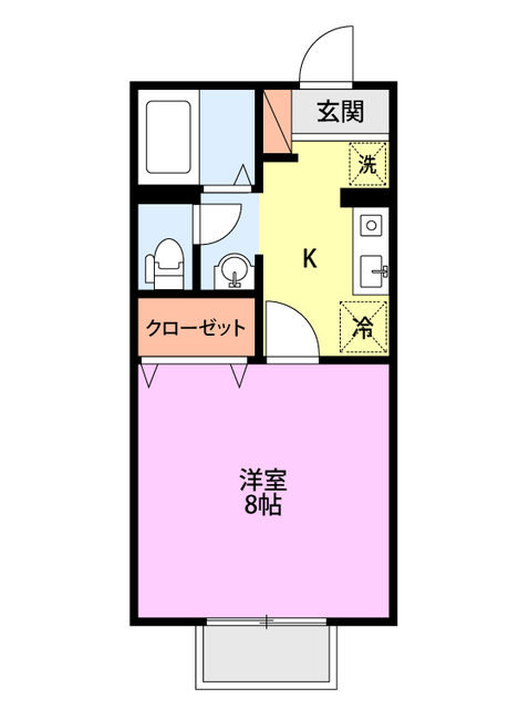 グリーンスクエアIIの間取り