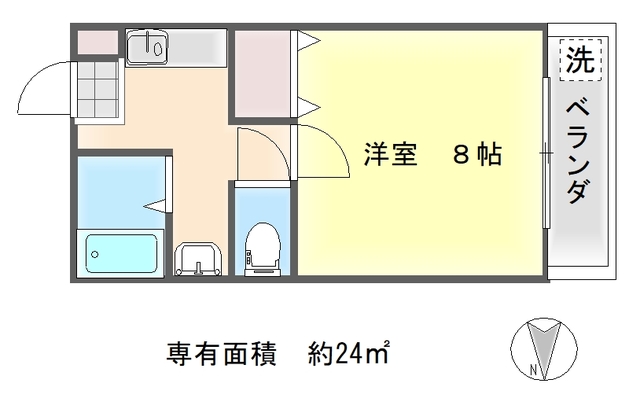 ライブイン修学院の間取り