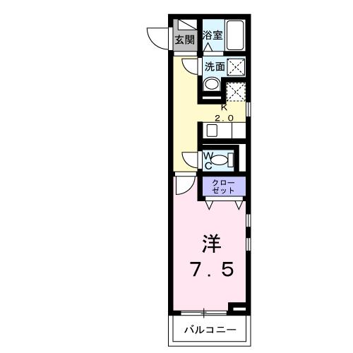 ヴェリーヌの間取り