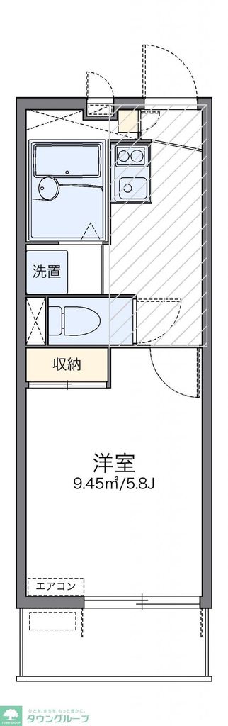 松戸市上矢切のマンションの間取り