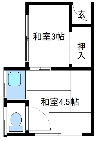 第一松明荘の間取り