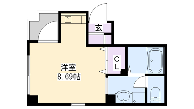 曙ハイムの間取り