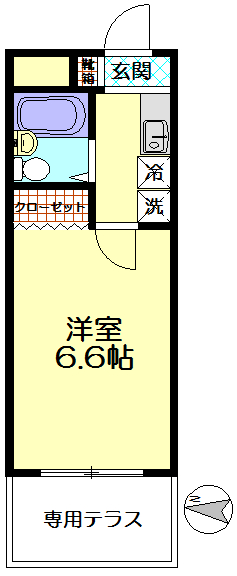 グリーンハイム北島の間取り