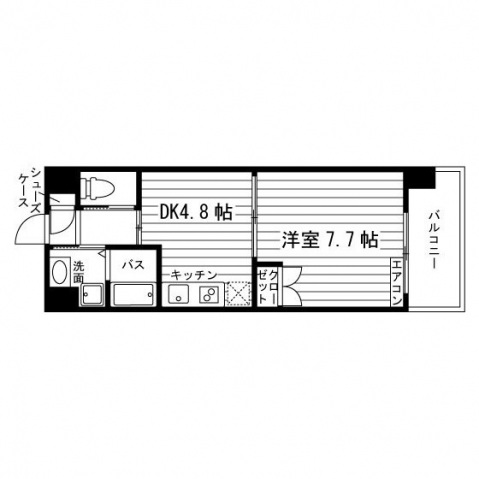 学生会館 S-FORT佐賀本庄の間取り