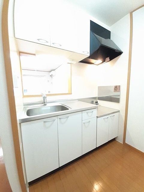 キッチン　お好きなガスコンロを設置できます。